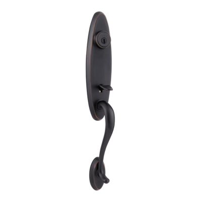 Image for Wellington Handleset - Deadbolt Keyed One Side (Exterior Only) - featuring SmartKey